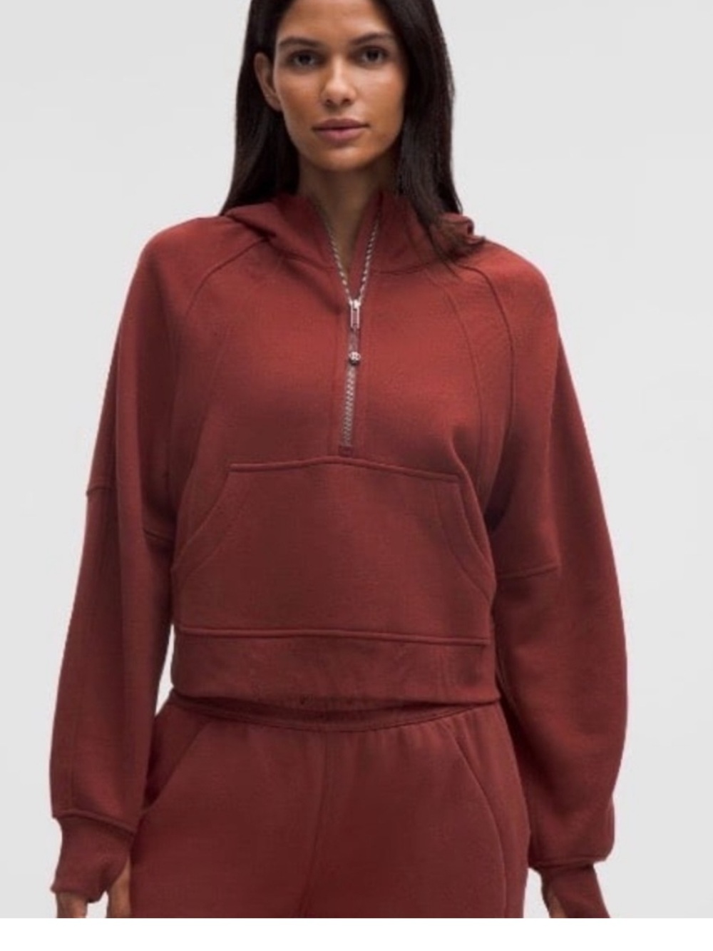 Scuba Oversized Half-Zip Hoodie